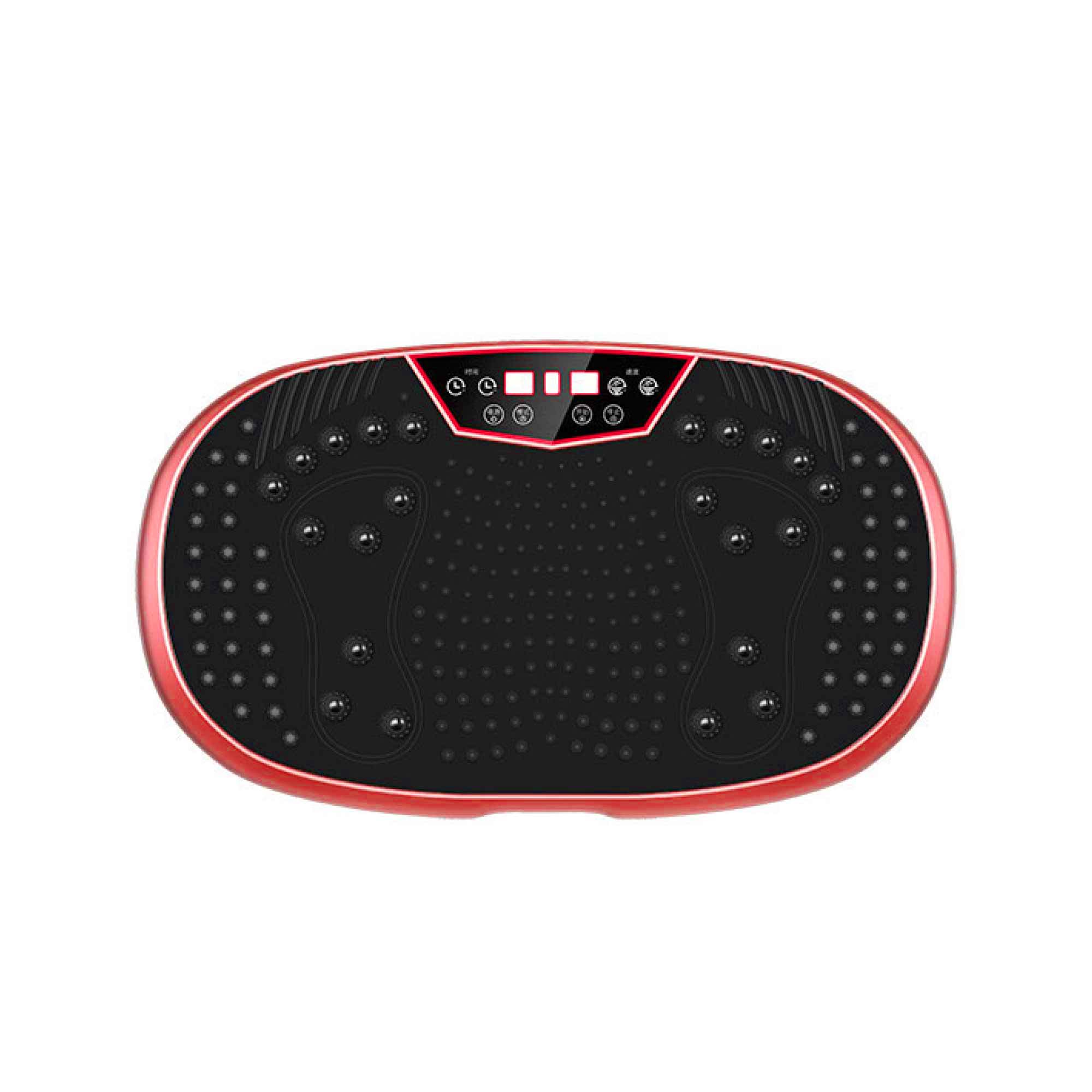 Red Mini Vibration Platform Magnet Therapy Vibrating Machine Exercise Plate-2