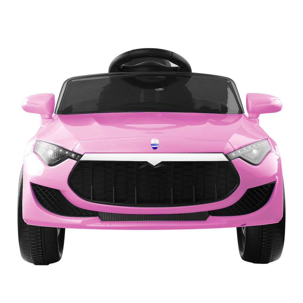 Rigo Kids Ride On Car Battery Electric Toy Remote Control Pink Cars Dual Motor-2