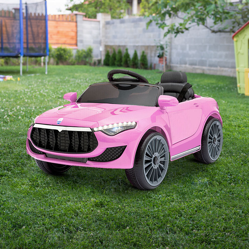 Rigo Kids Ride On Car Battery Electric Toy Remote Control Pink Cars Dual Motor-7