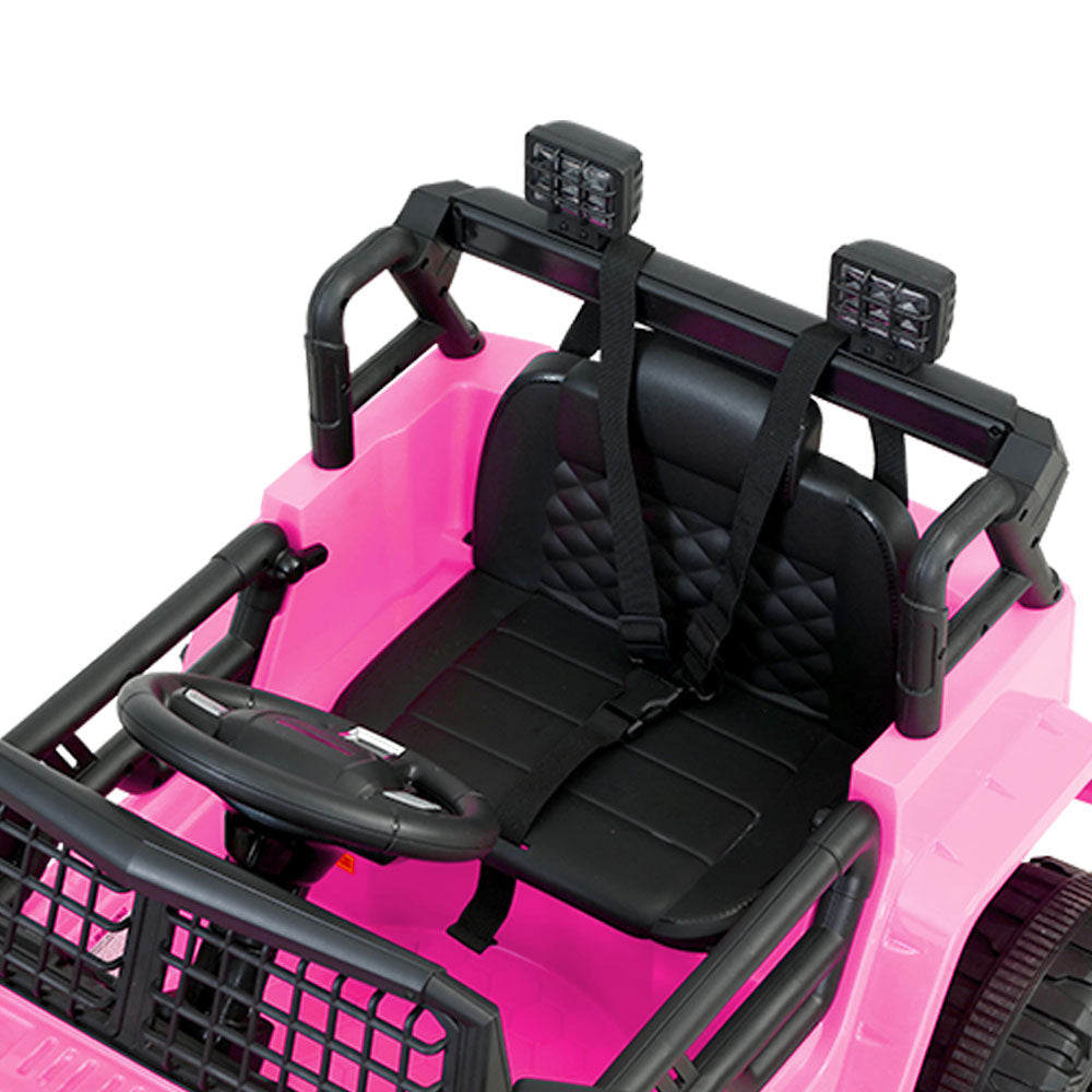 Rigo Kids Ride On Car Electric 12V Car Toys Jeep Battery Remote Control Pink-4