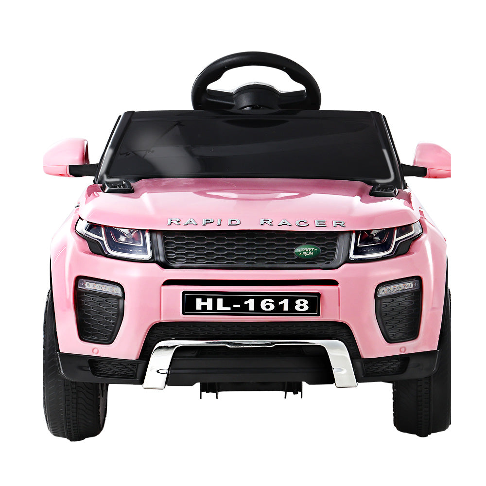 Rigo Kids Ride On Car Electric 12V Remote Toy Cars Battery SUV Toys Pink-2