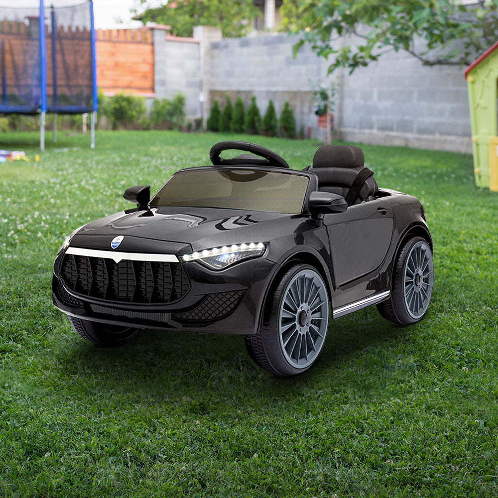 Rigo Kids Ride On Car Electric Toys 12V Battery Remote Control Black MP3 LED-7