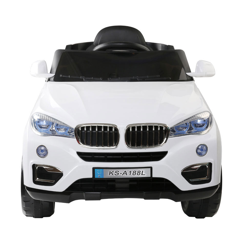 Rigo Kids Ride On Car  - White-2