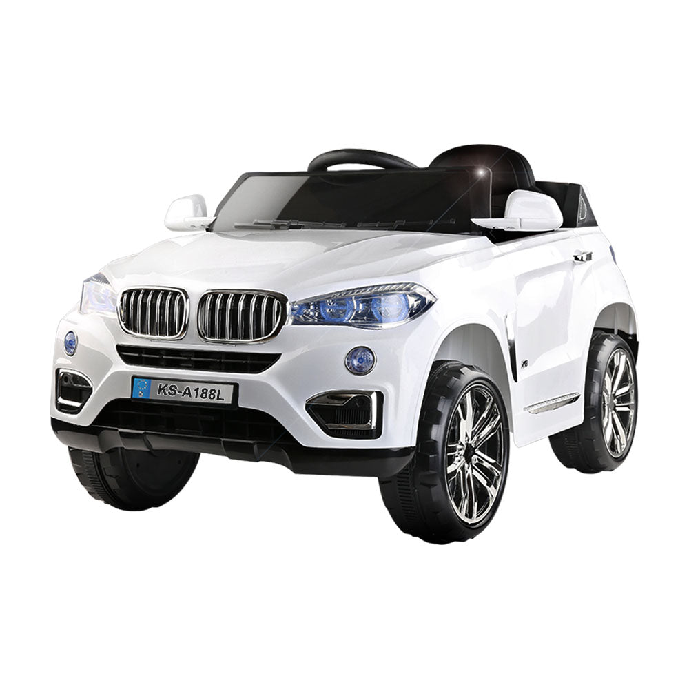 Rigo Kids Ride On Car  - White-0