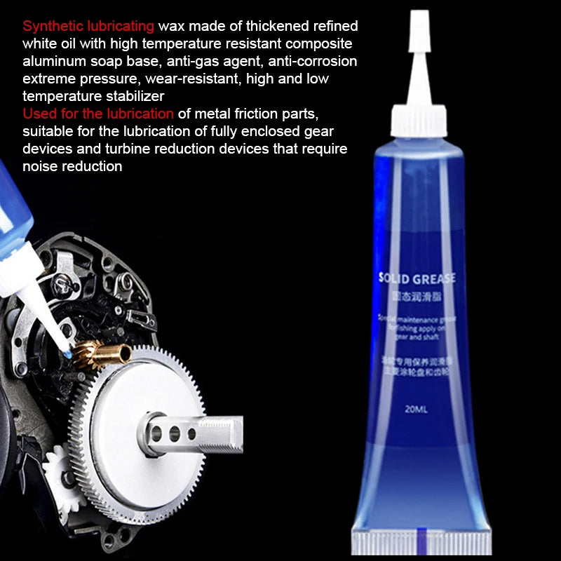 Fishing Reel Oil and Grease Lubricant For Baitcasting Spinning Fishing Reel Bearing Maintenance Fishing Tool 20ml Fishing Gear