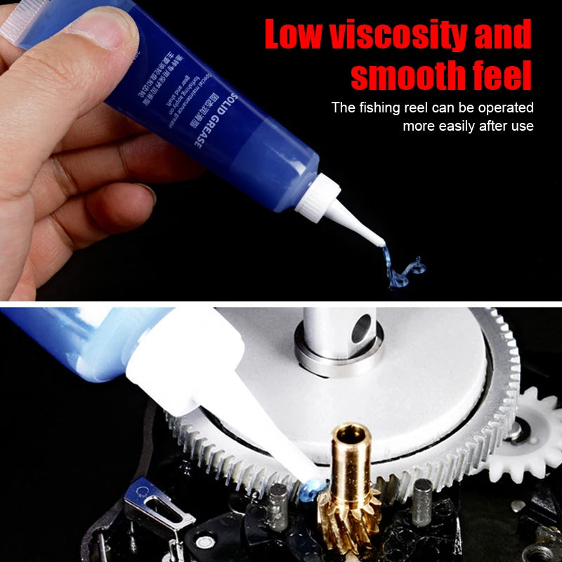 Fishing Reel Oil and Grease Lubricant For Baitcasting Spinning Fishing Reel Bearing Maintenance Fishing Tool 20ml Fishing Gear