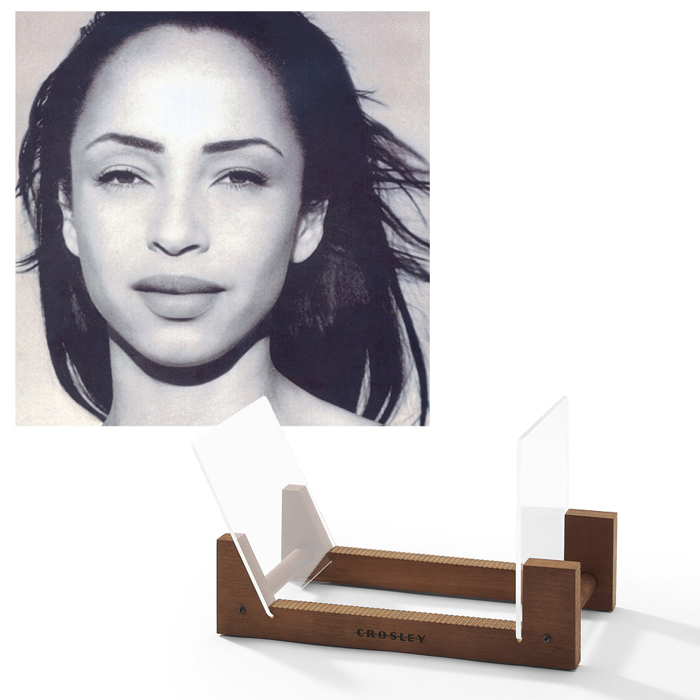 Sade The Best Of Sade Vinyl Album & Crosley Record Storage Display Stand-0
