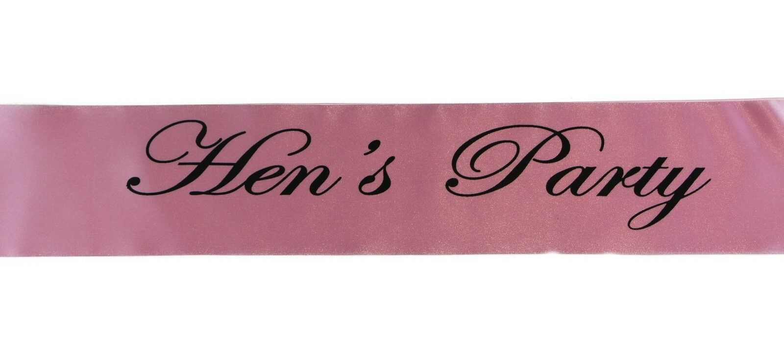 Sashes Hens Sash Party Bridal Light Pink/Black - Hen's Party-1