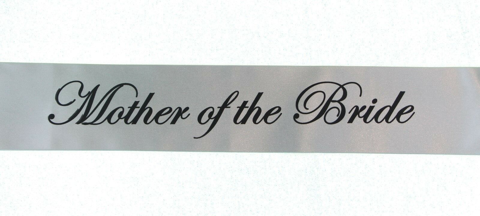 Sashes Hens Sash Party Bridal Silver/Black - Mother Of The Bride-1