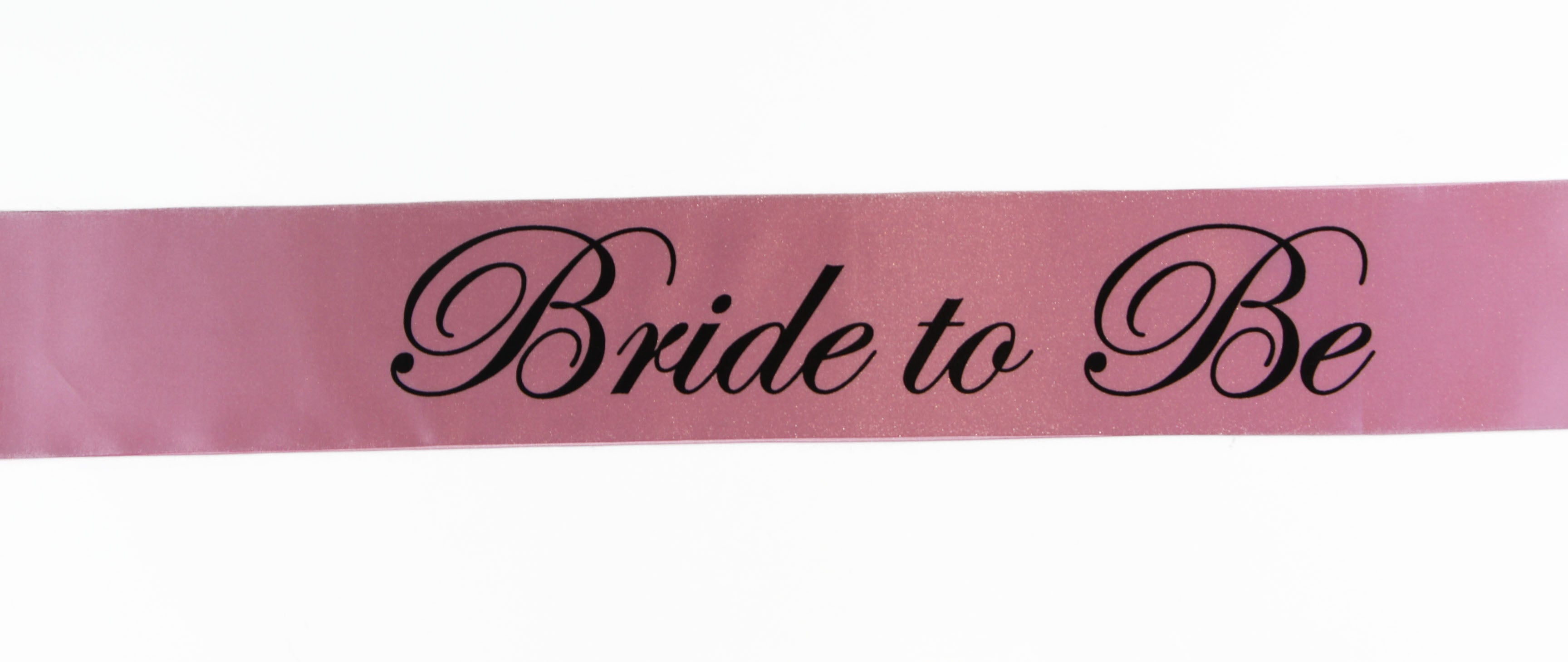 Sashes Hens Sash Party Light Pink/Black - Bride To Be-1