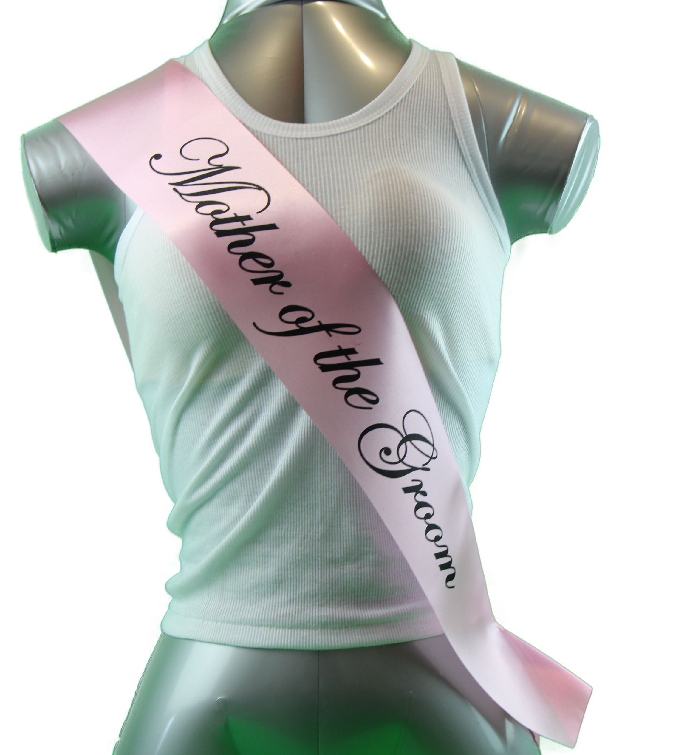 Sashes Hens Sash Party Light Pink/Black - Mother Of The Groom-0