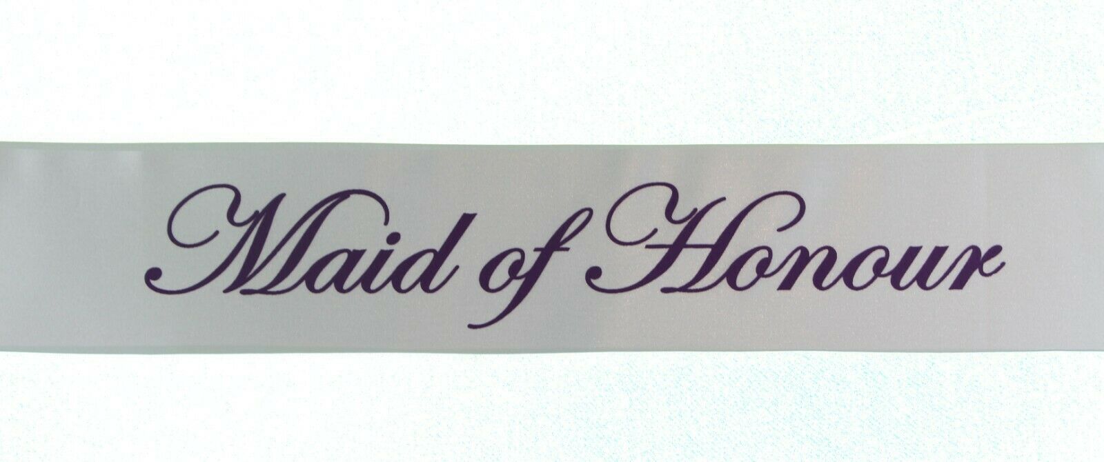 Sashes Hens Sash Party White/Purple - Maid Of Honour-1