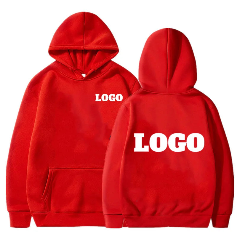 Customized Printed Men Women Hoodie Loose Casual Clothing Fashion Warm Fleece Hoodies Personality Street Hip Hop Sweatshirt