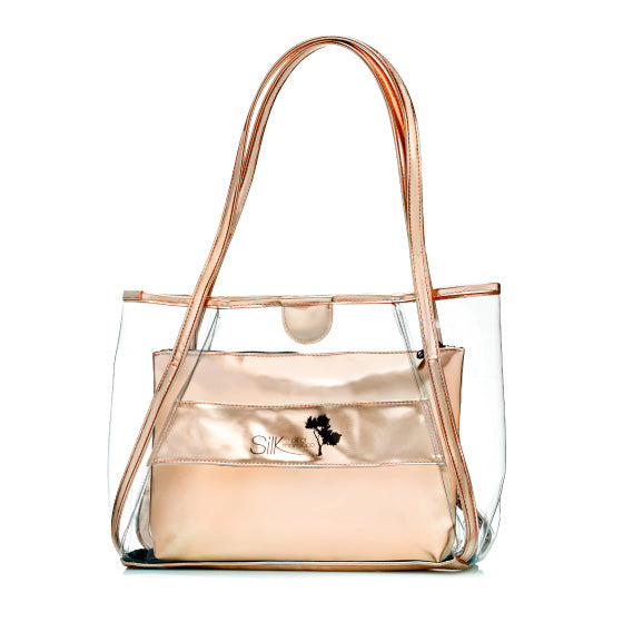 Silk Beach Bag - Rose Gold-0