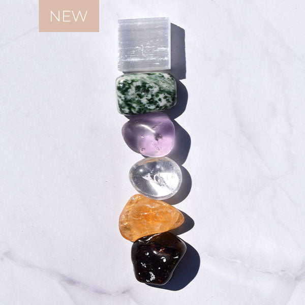 Silk Oil Of Morocco Crystal Kit with Selenite - Abundance-1
