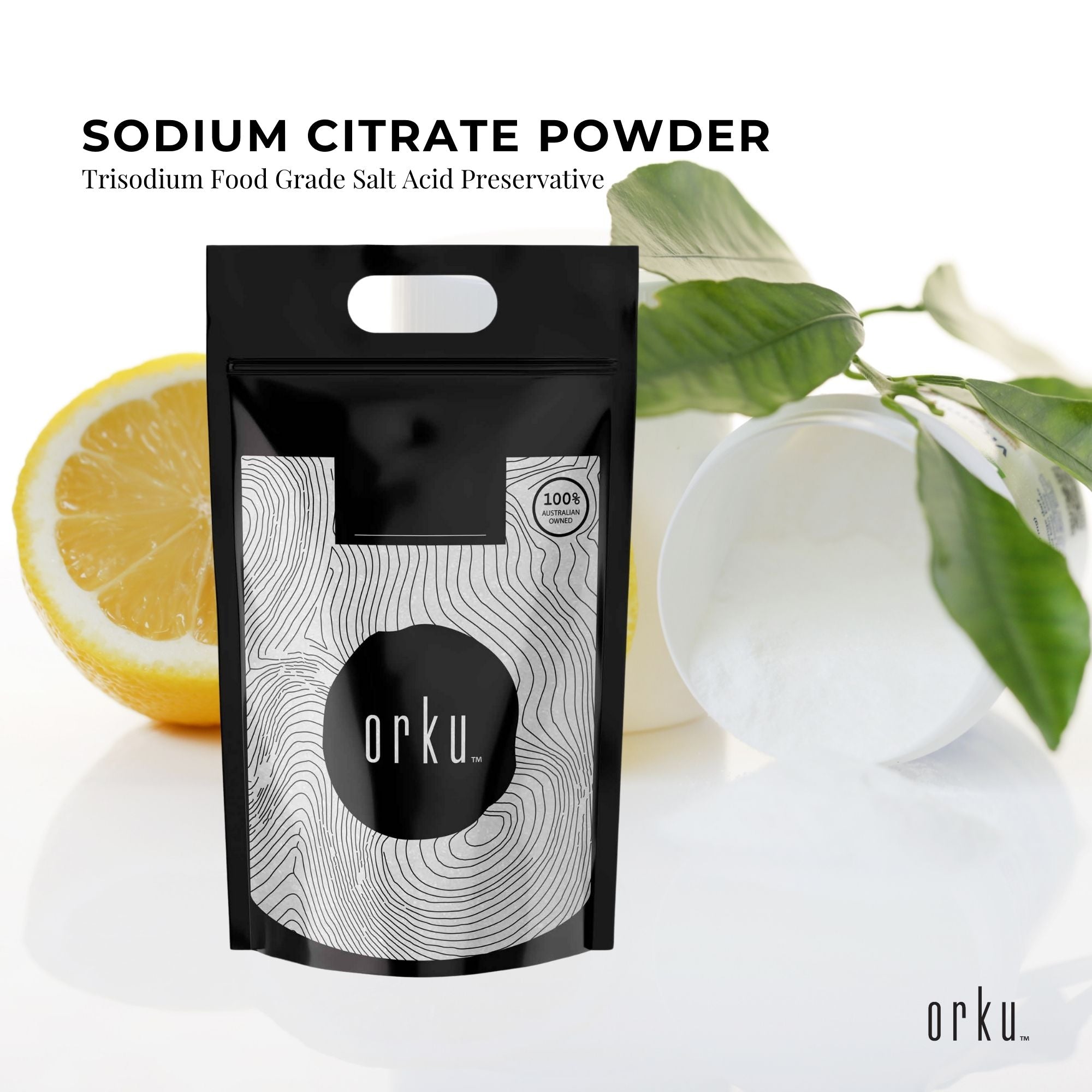 Sodium Citrate Powder - Trisodium Food Grade Salt Acid Preservative Bulk-4