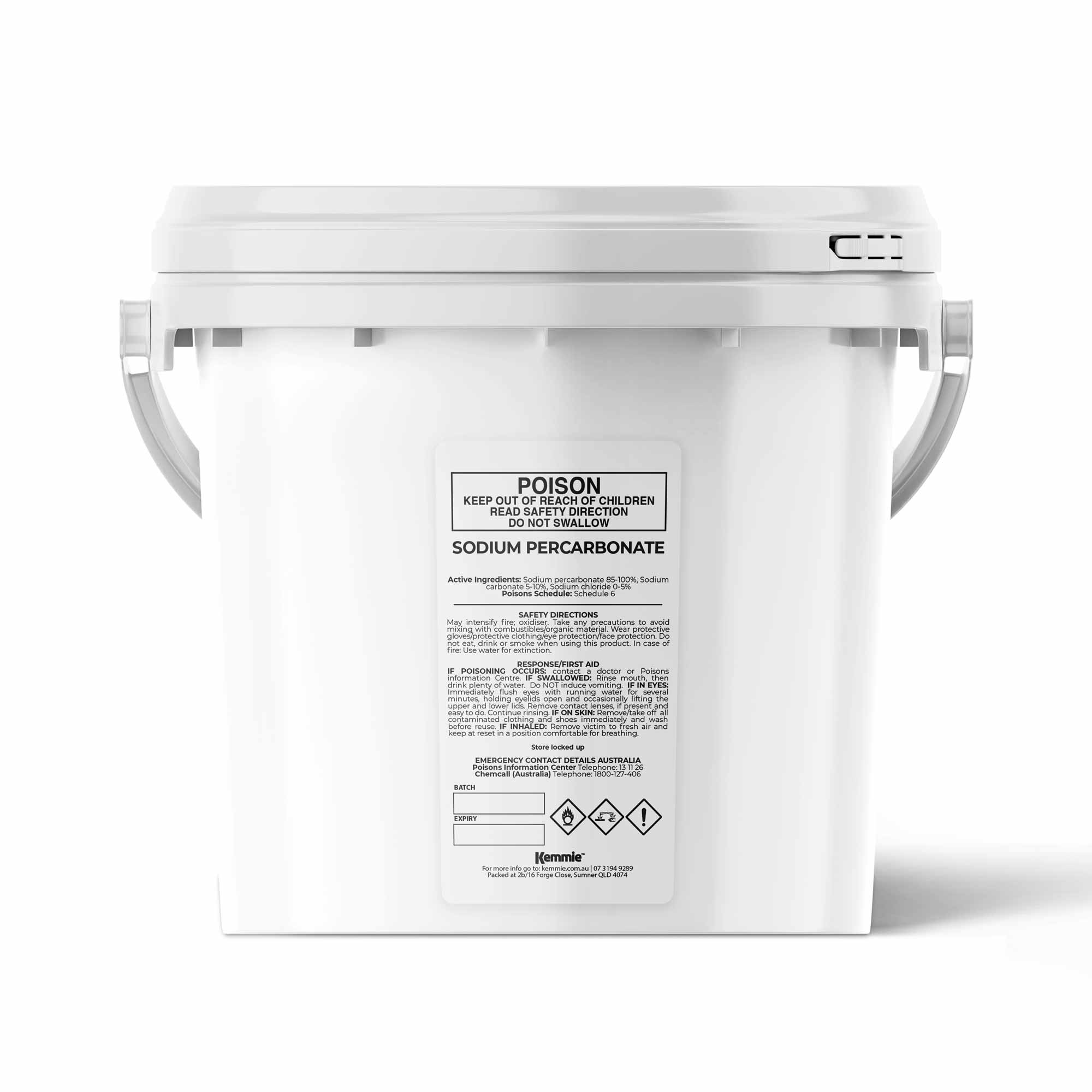 5Kg Sodium Percarbonate Tub - Eco Laundry Cleaner Brew Sanitiser Oxygen Bleach-0