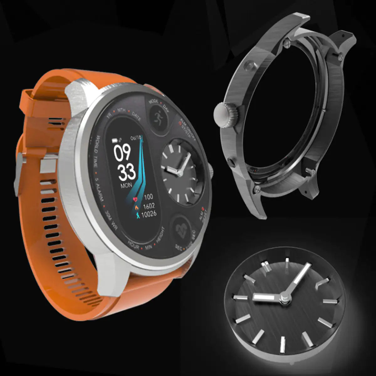 Alista Rugged Unisex Smart Watch