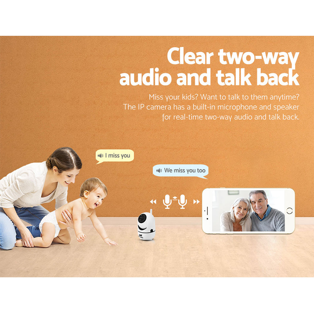 UL-TECH 1080P Wireless IP Camera CCTV Security System Baby Monitor White-4