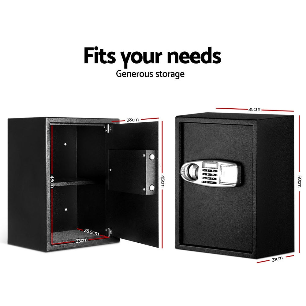 UL-TECH Electronic Safe Digital Security Box LCD Display 50cm-1