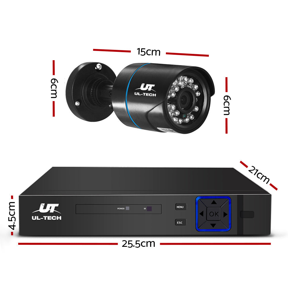 UL Tech 1080P 8 Channel HDMI CCTV Security Camera with 1TB Hard Drive-1