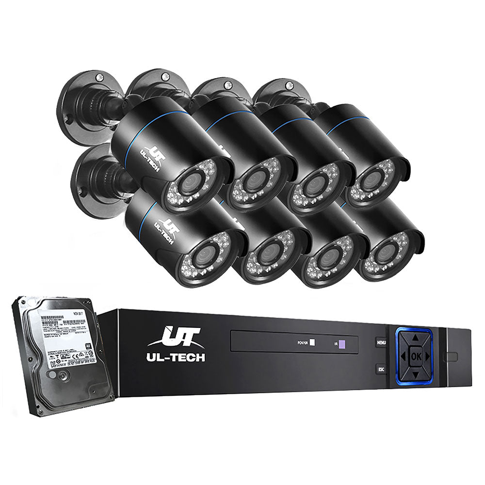 UL Tech 1080P 8 Channel HDMI CCTV Security Camera with 1TB Hard Drive-0