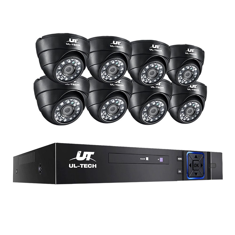 UL-tech 1080P CCTV Security Camera 8CH Dome DVR-0