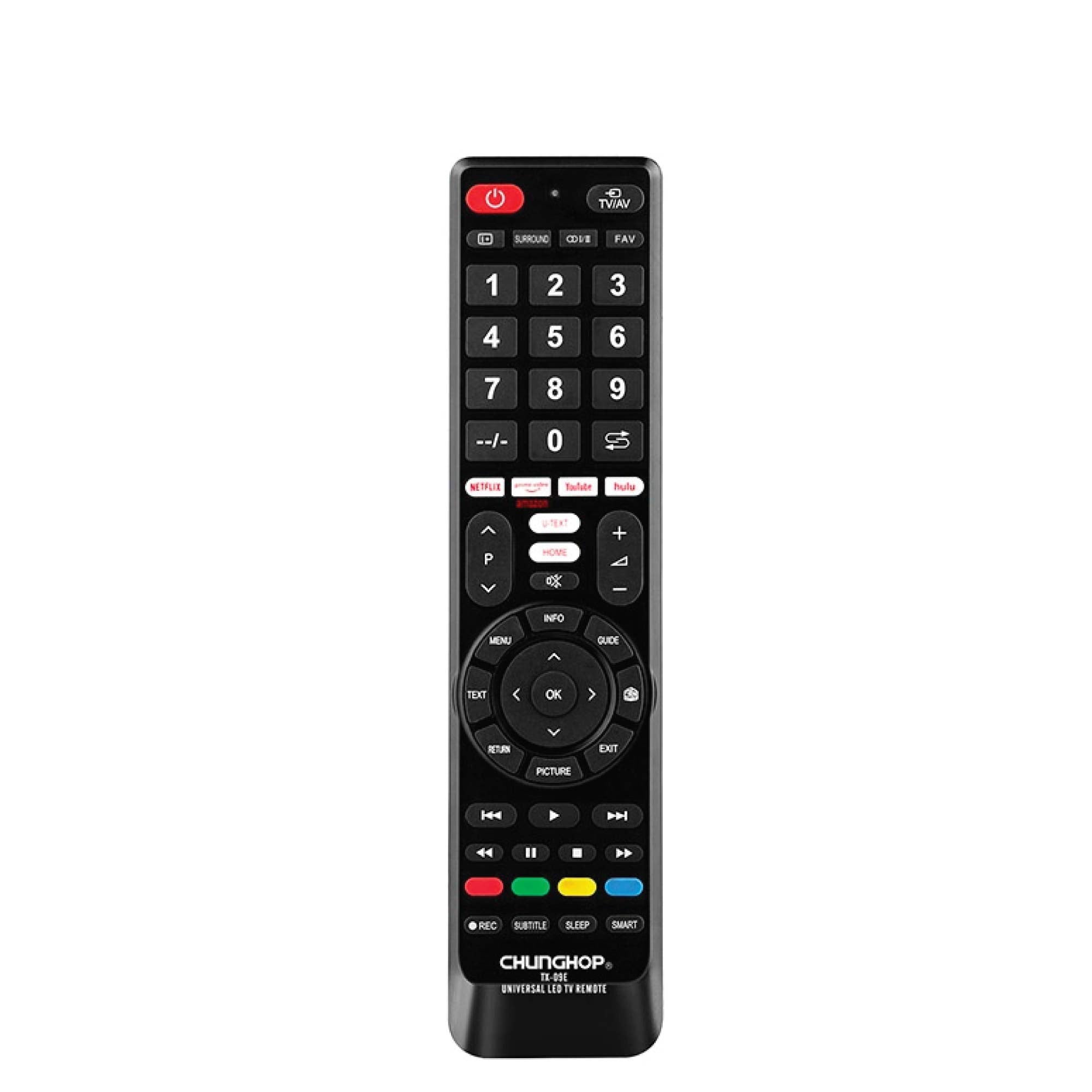 Universal TV Remote Chunghop TX-09E -3D For Smart TVs HDTV LED LCD-0