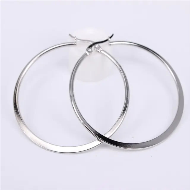 MGUB Stainless Steel Simple Earrings