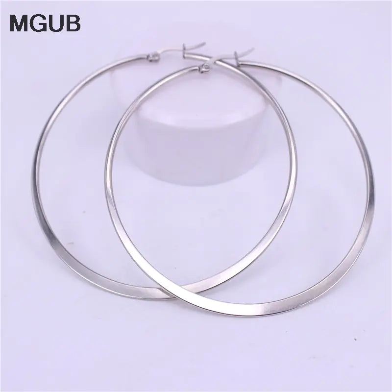 MGUB Stainless Steel Simple Earrings