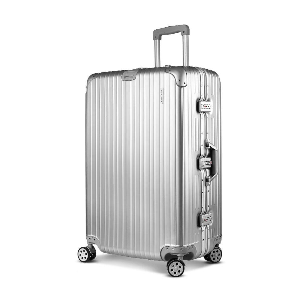 Wanderlite 28'' Luggage Travel Suitcase Set TSA Hard Case Lightweight Aluminum-1