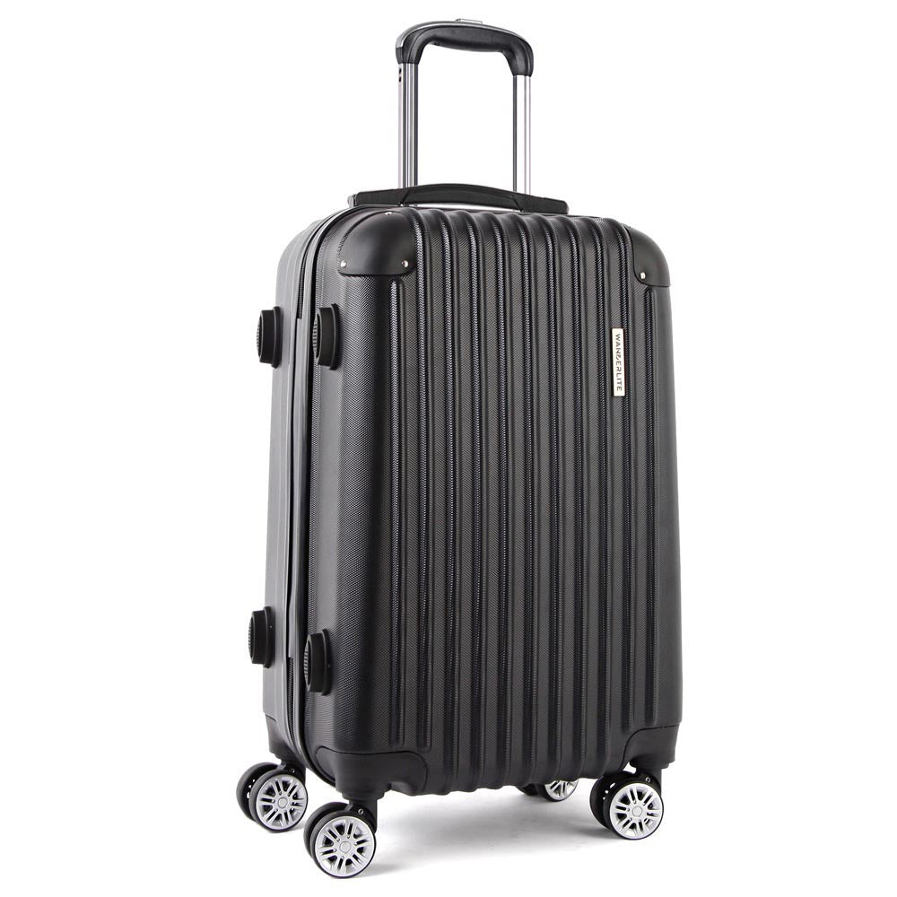 Wanderlite 28" Luggage Trolley Travel Suitcase Set Hard Case Shell Lightweight-0