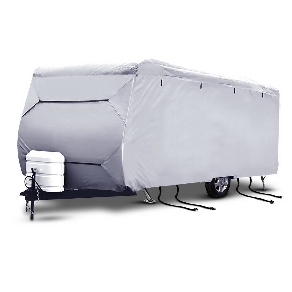 Weisshorn 16-18ft Caravan Cover Campervan 4 Layer UV Water Resistant-0