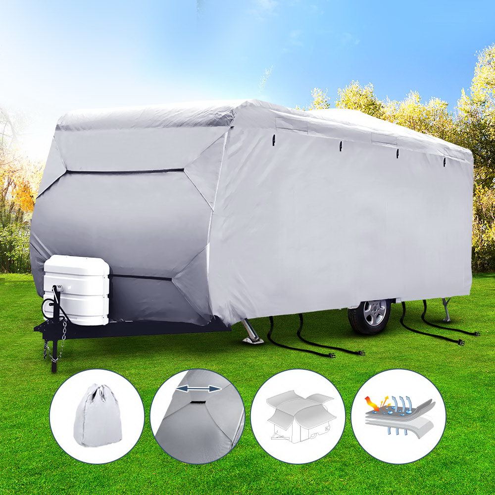 Weisshorn 20-22ft Caravan Cover Campervan 4 Layer UV Water Resistant-6