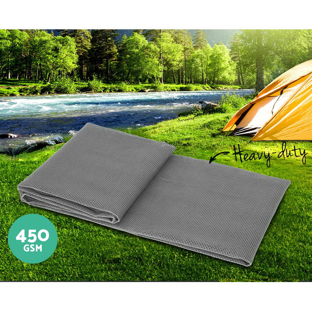 Weisshorn 3 X 2.5M Annex Floor Mat - Grey-3