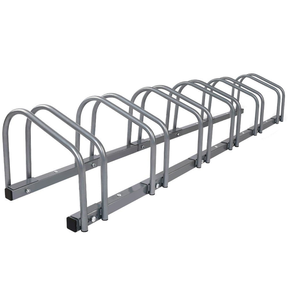 Weisshorn 6 Bike Stand Floor Bicycle Storage Silver-0