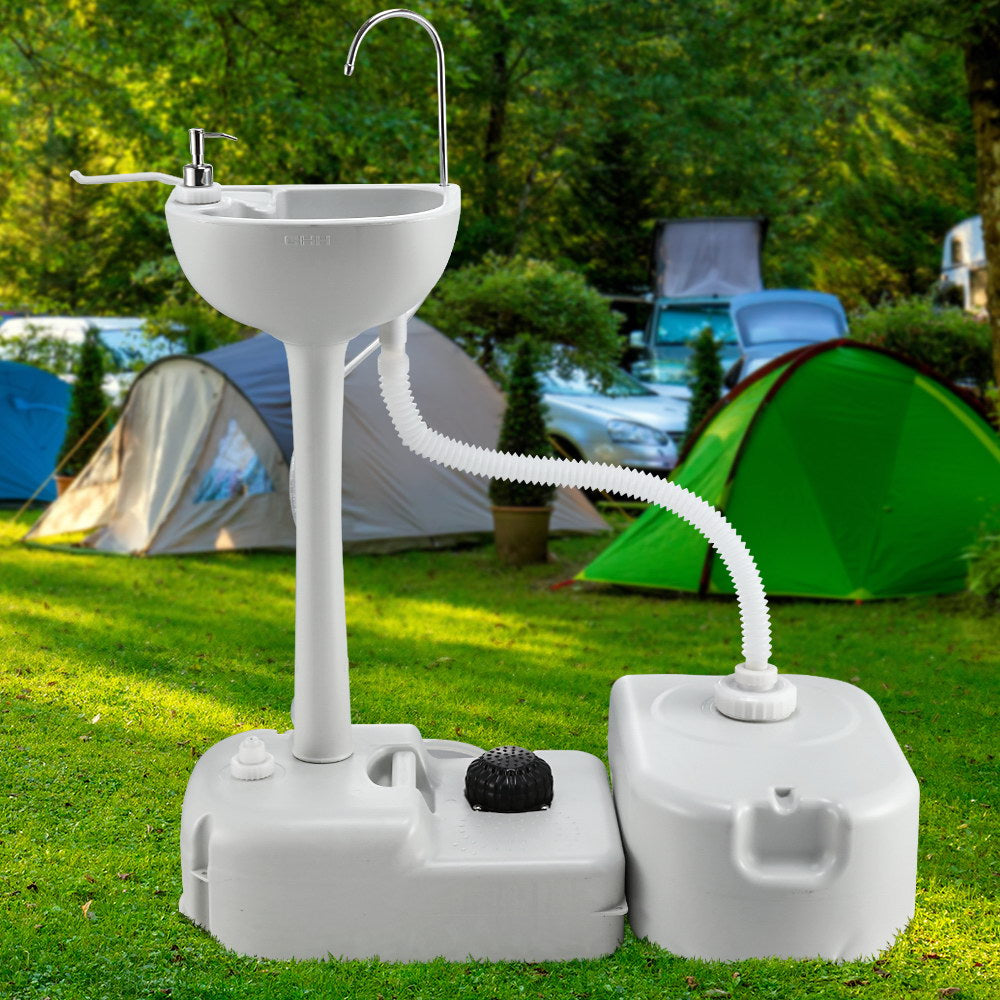 Weisshorn Portable Camping Wash Basin 43L-6