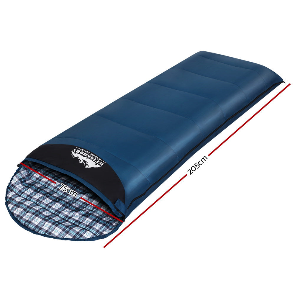 Weisshorn Sleeping Bag Single Camping Hiking Winter Thermal-1