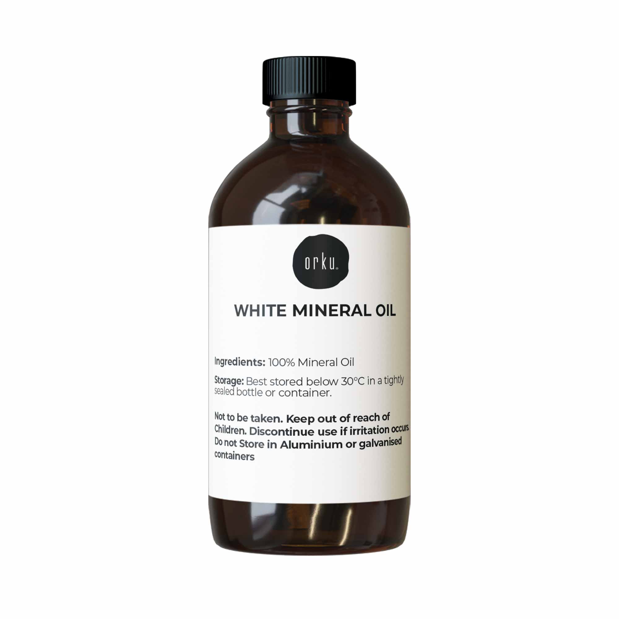 White Mineral Oil - Liquid Paraffin Carrier for Essential Oils Skin Hair-3