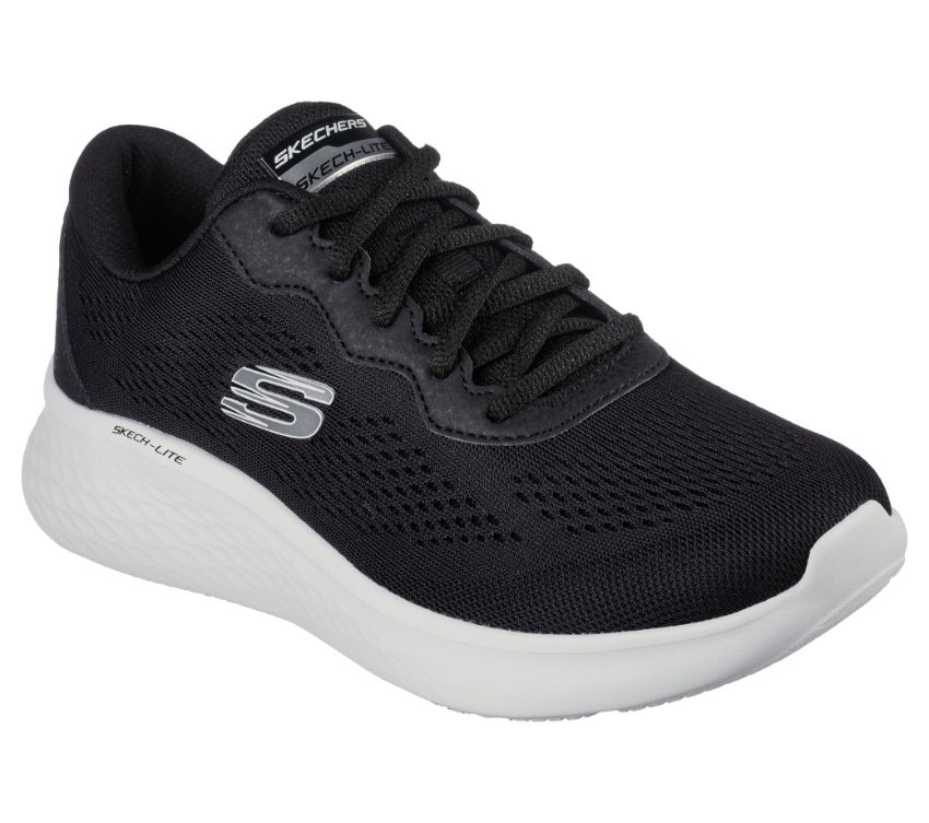 Womens Skechers Skech-Lite Pro - Perfect Time Black/White Running Sport Shoes-0