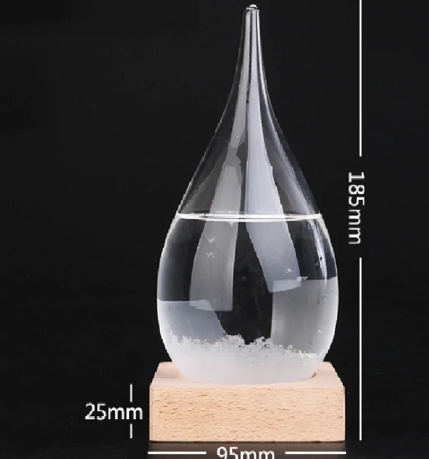 Droplet Storm Glass Bottle