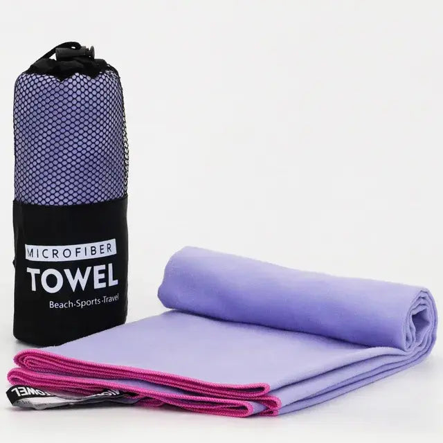 Microfiber Towel With Mesh Bag