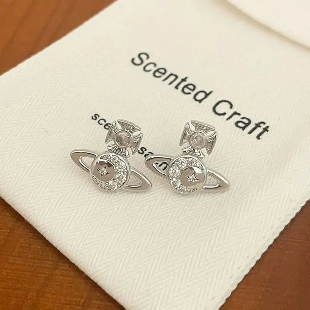 Personality Style Metal Cupid Earrings