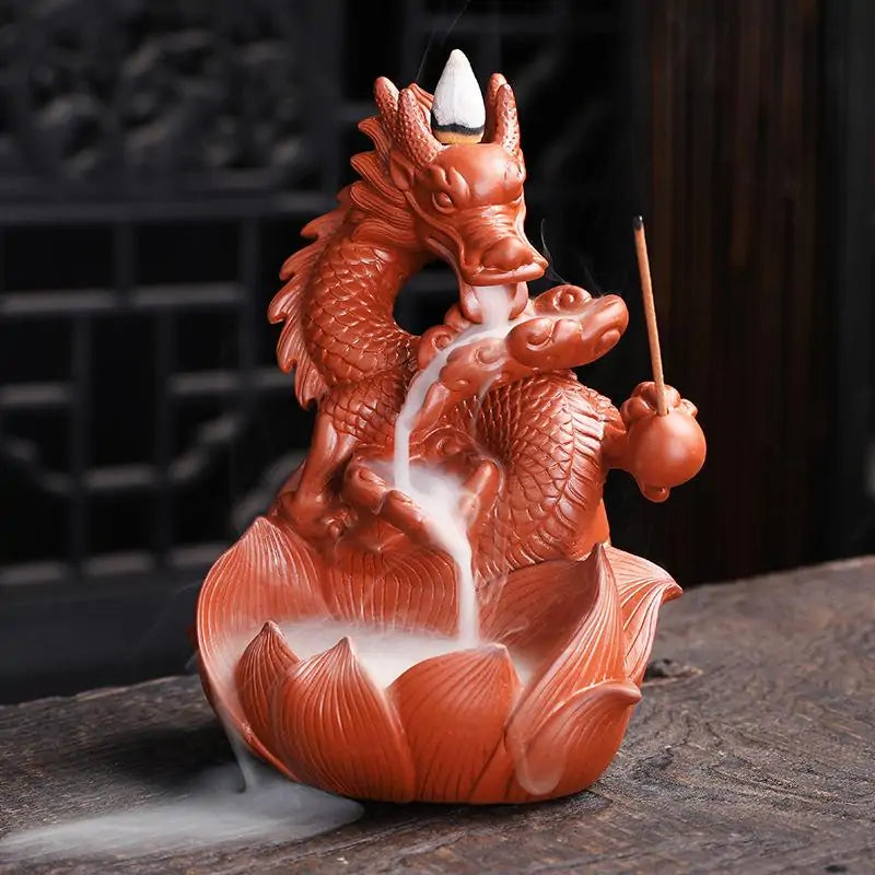 Ceramic Dragon Incense Burner