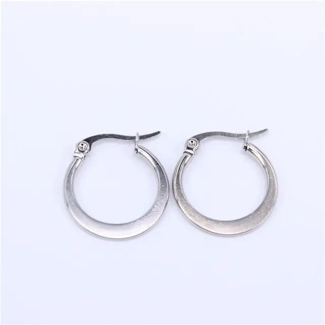 MGUB Stainless Steel Simple Earrings