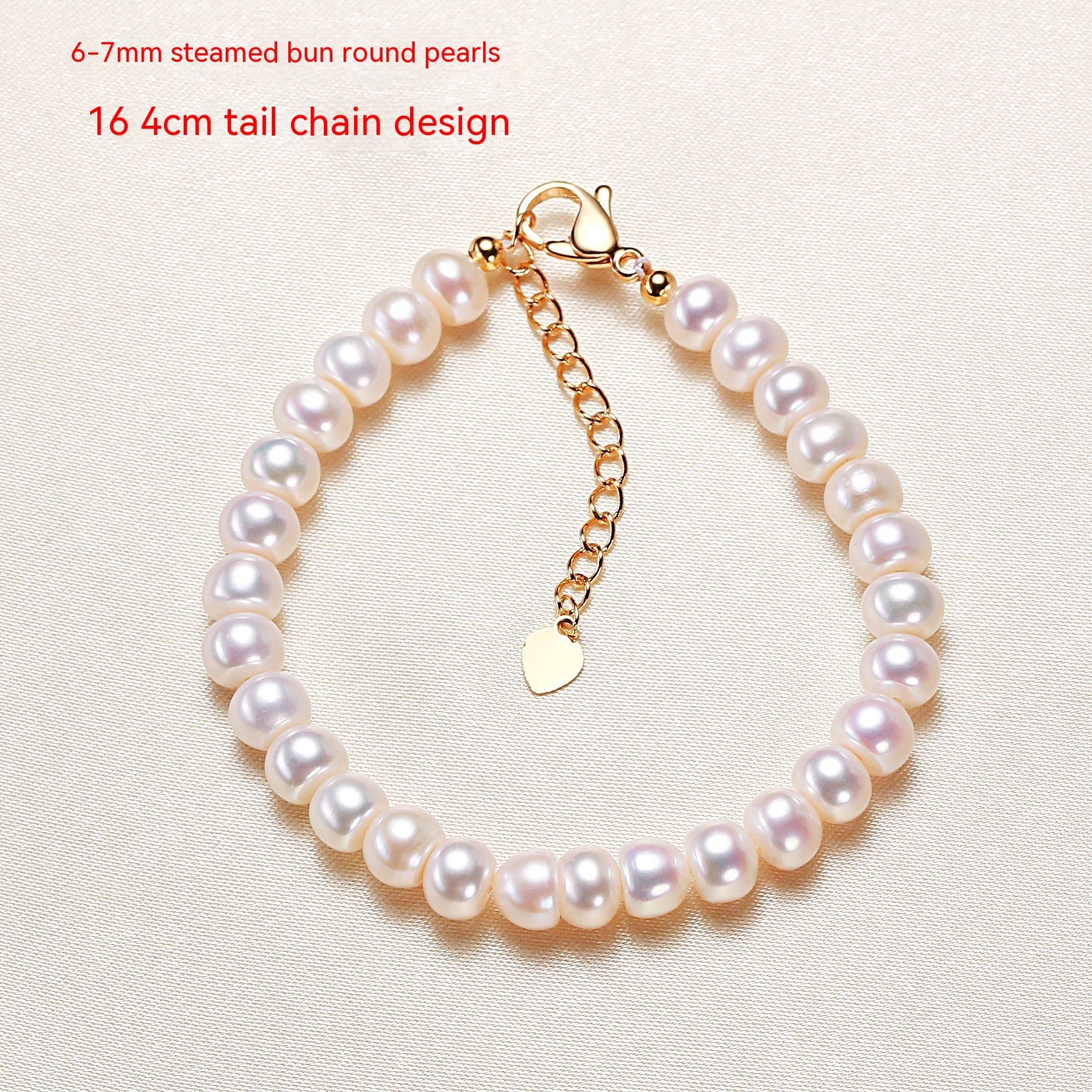 Freshwater Pearl Plain White Bracelet