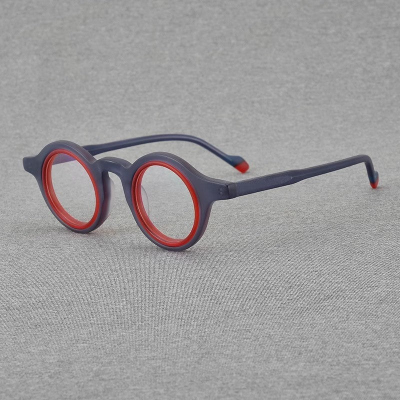 Fashion Female Personality Round Frame Glasses