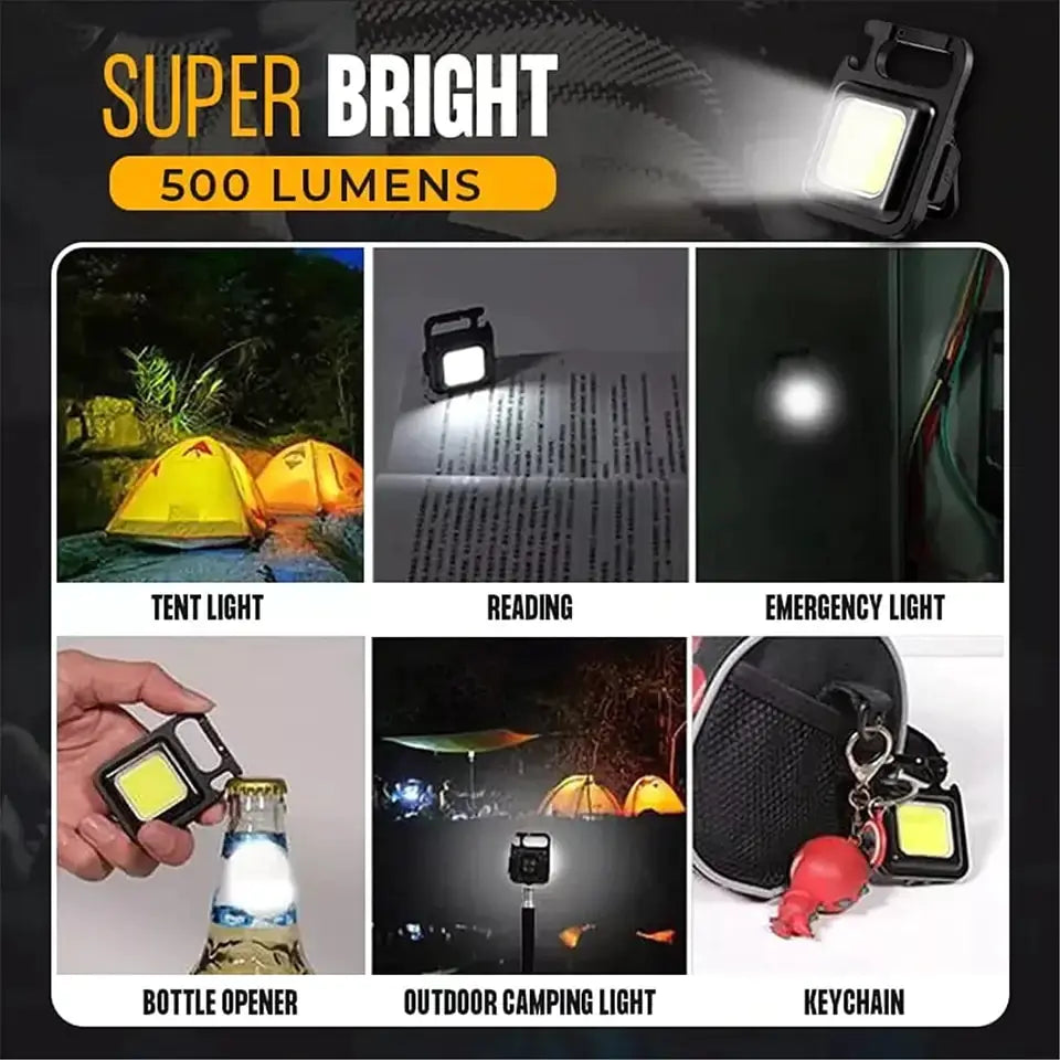 USB Rechargeable Keychain Light