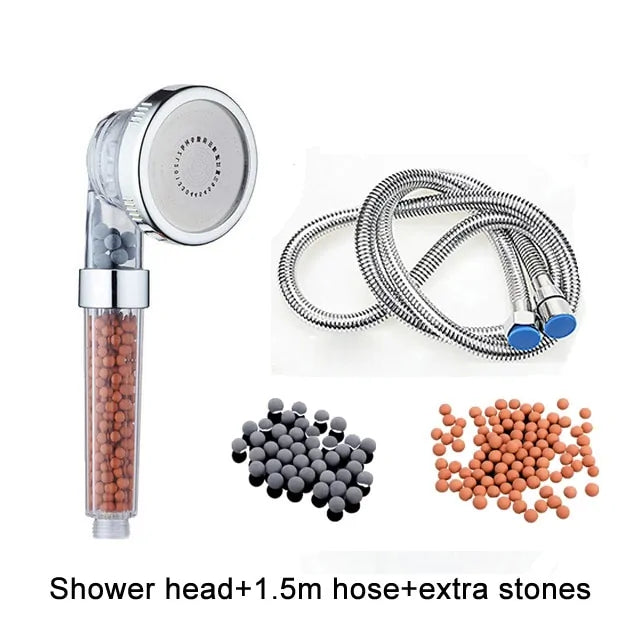 Stone Filled Adjustable Jetting Shower Head