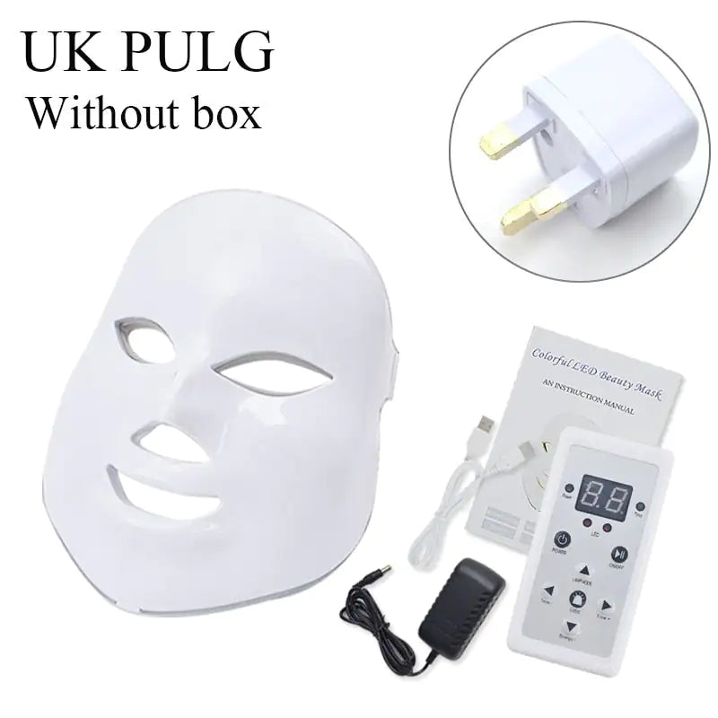 USB 7 Colors LED Facial Mask